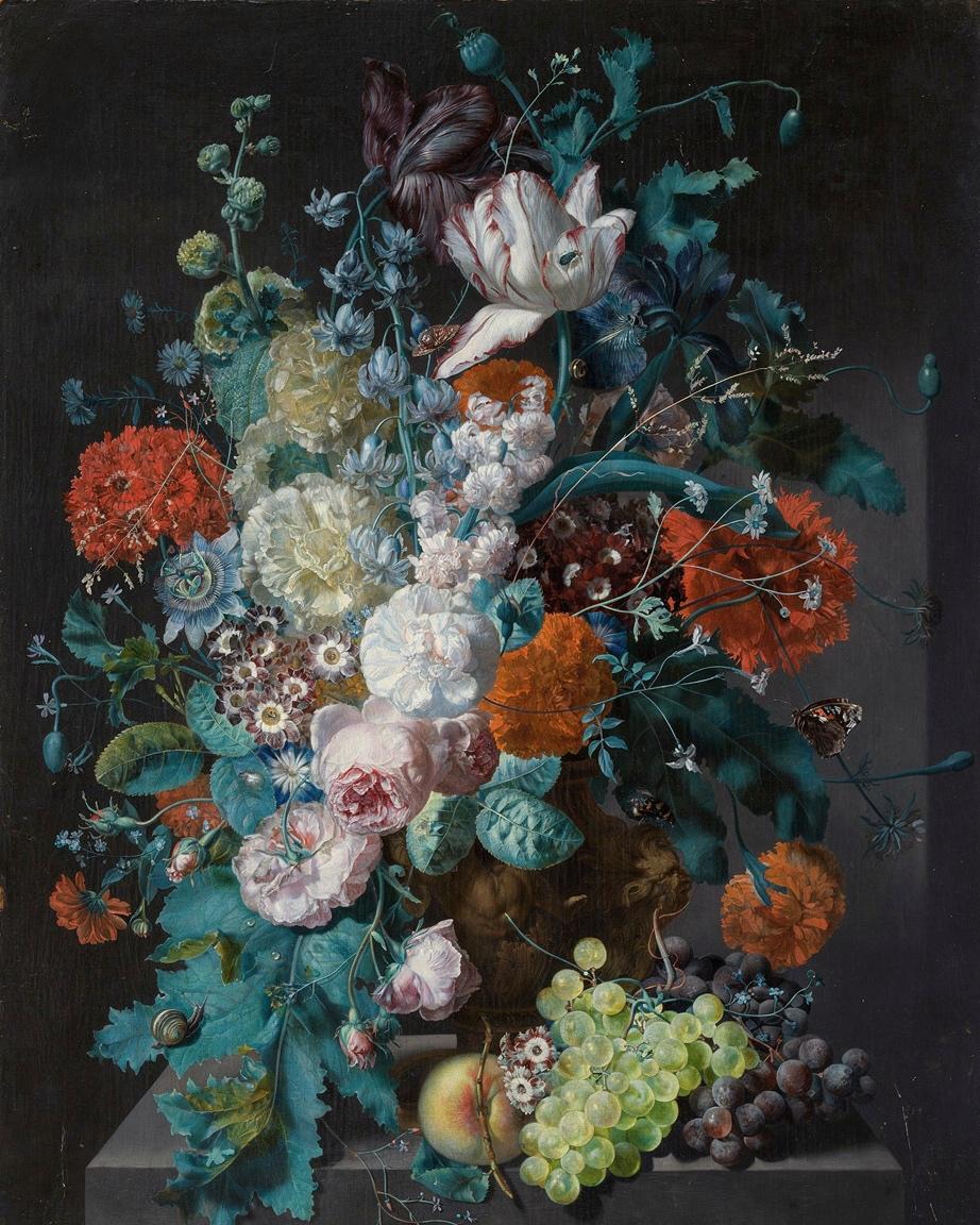 A Vase of Flowers by Margareta Haverman — archival fine-art print from Fable