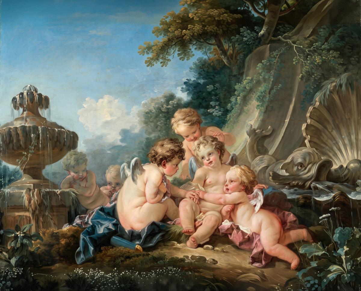Cupids in Conspiracy by François Boucher — archival fine-art print from Fable