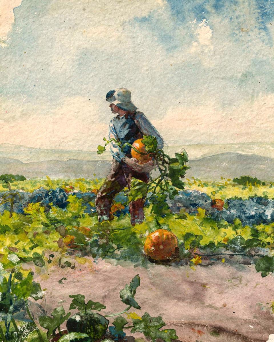 For to Be a Farmer's Boy by Winslow Homer
American, 1836-1910 — archival fine-art print from Fable