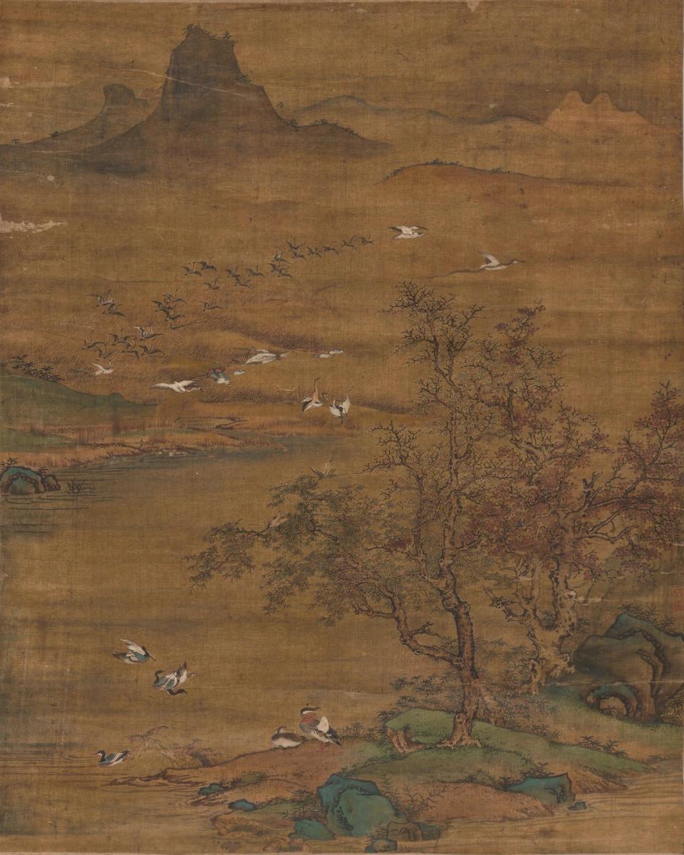 Flight of Geese by Artist unknown — archival fine-art print from Fable