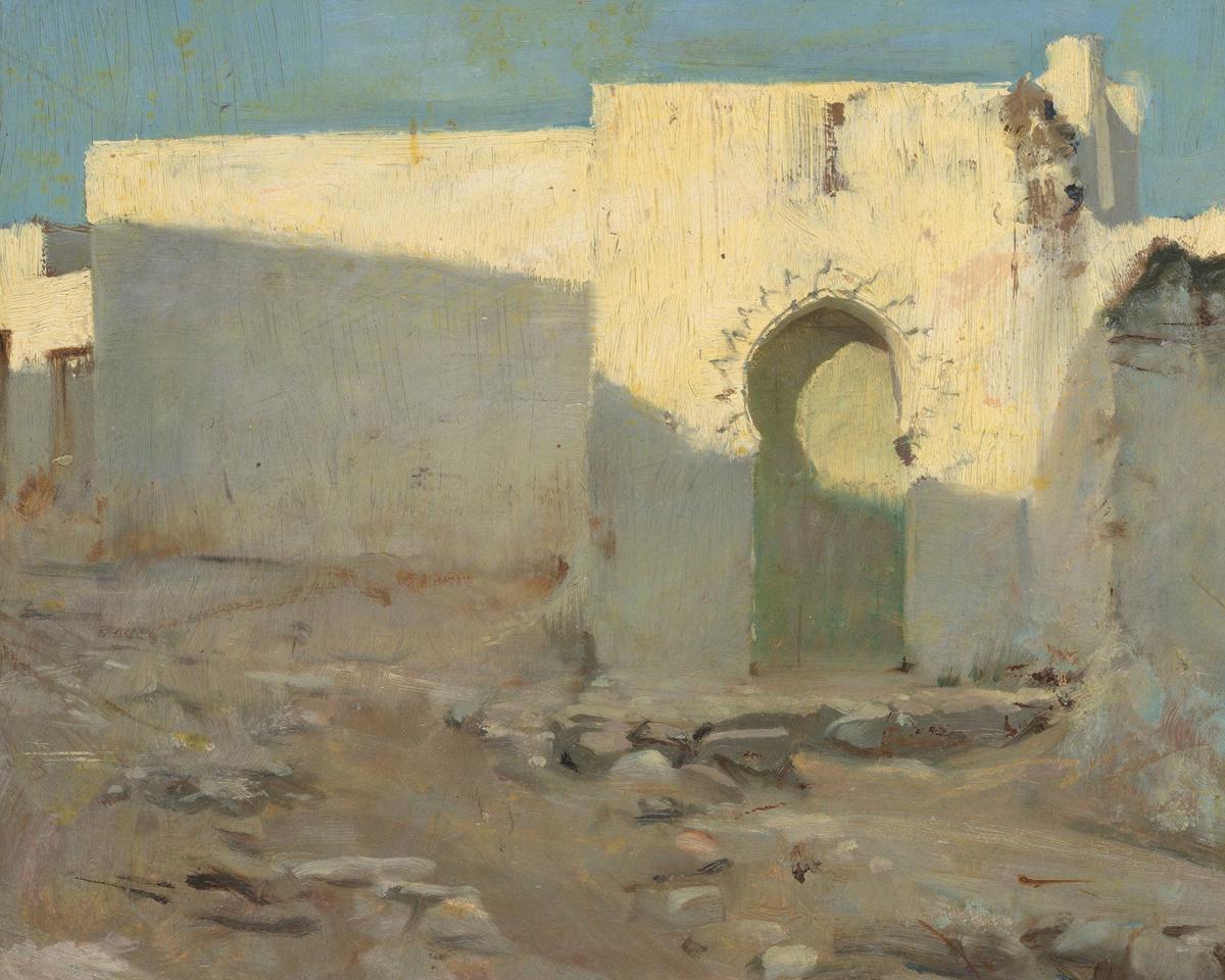 Moorish Buildings in Sunlight by John Singer Sargent — archival fine-art print from Fable