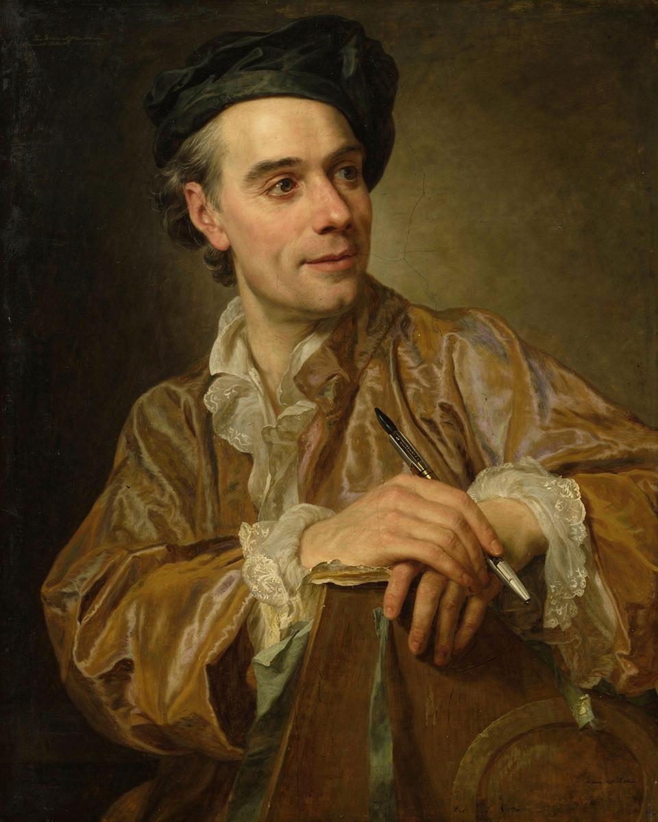 Den franske konstnären Claude Joseph Vernet by Alexander Roslin — archival fine-art print from Fable