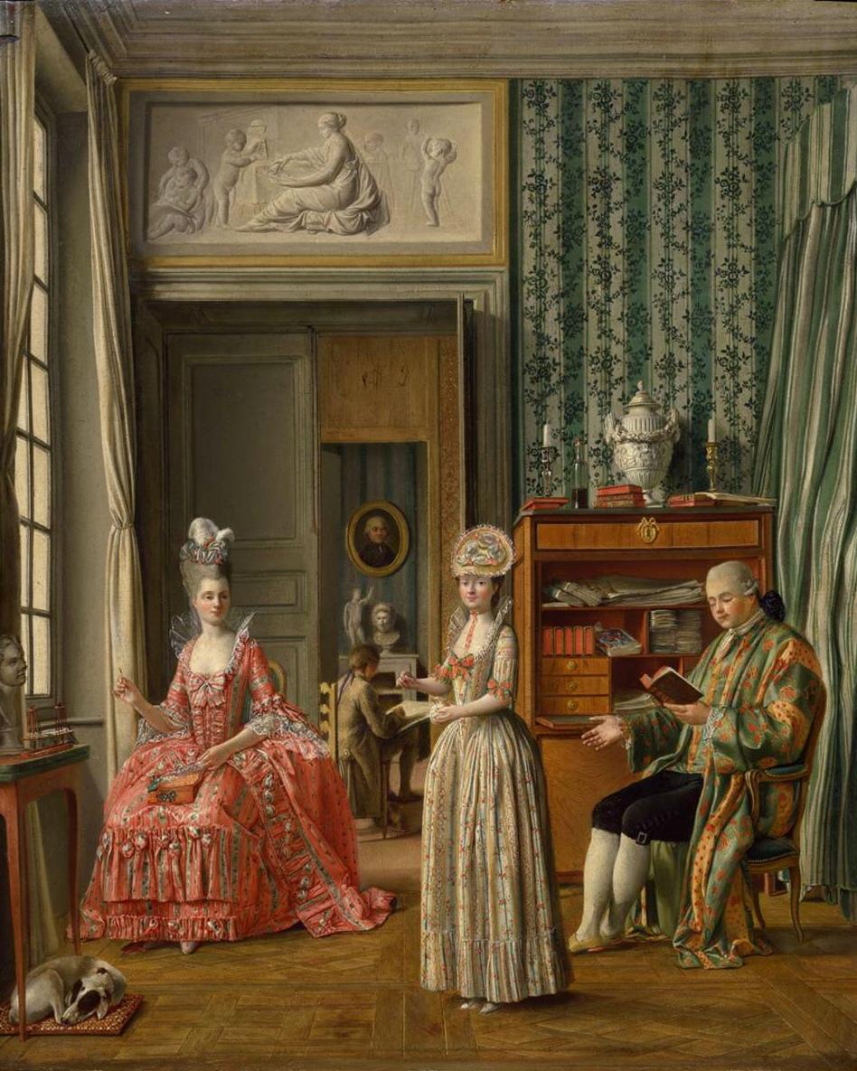 Domestic Scene by German Painter — archival fine-art print from Fable