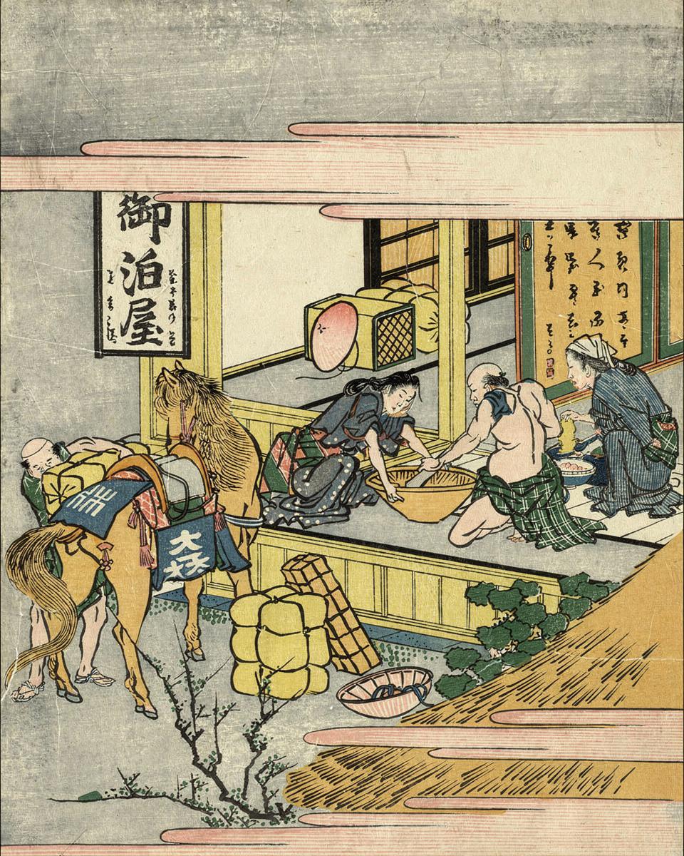 The Tea House at Mariko by Katsushika Hokusai 葛飾 北斎
Japanese, 1760-1849 — archival fine-art print from Fable