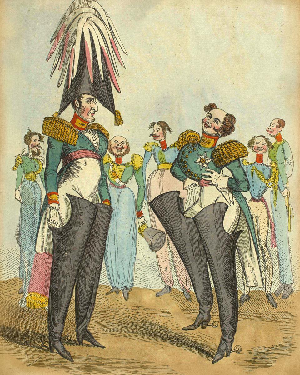 A Russian Dandy by William Heath (English, 1795-1840)
published by S. W. Fores — archival fine-art print from Fable