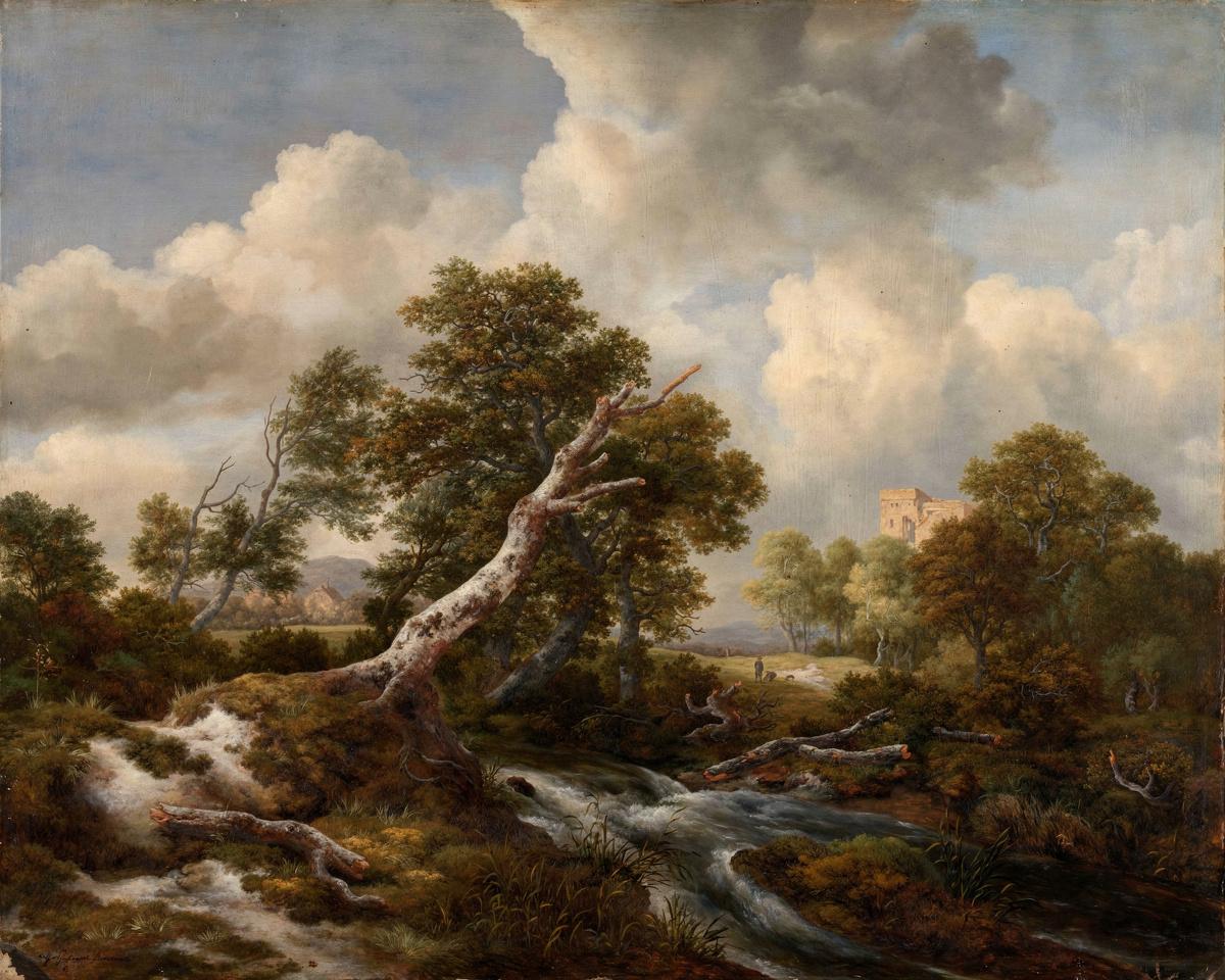 The Forest Waterfall by Jacob van Ruisdael — archival fine-art print from Fable