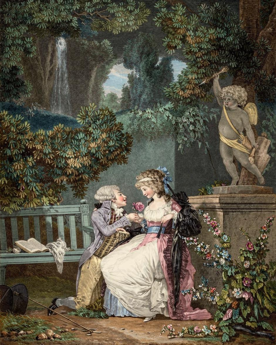 La Rose (The Rose) by Philibert Louis Debucourt
French, 1755-1832 — archival fine-art print from Fable