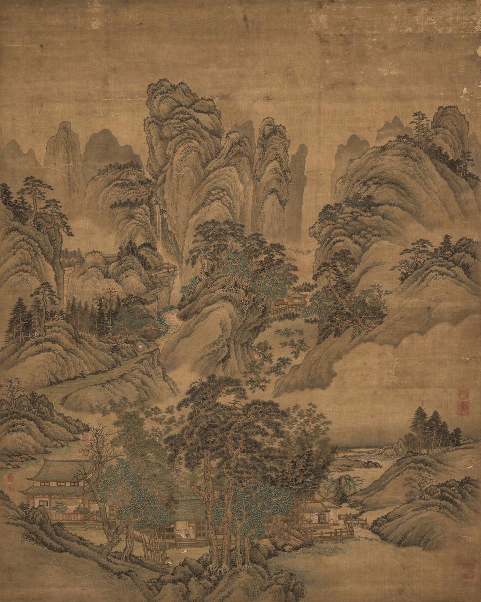 Landscape by Wang Hui — archival fine-art print from Fable