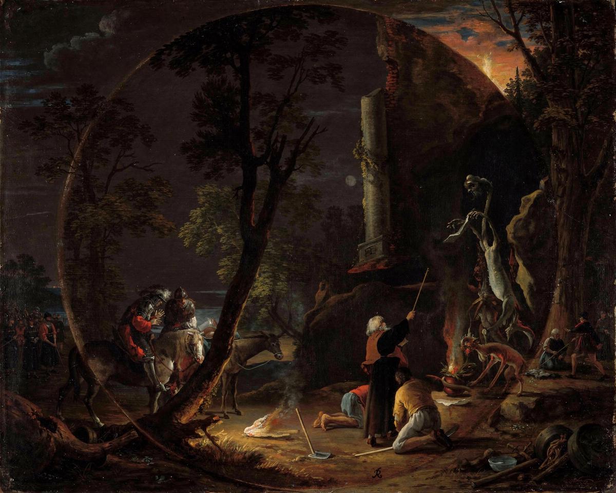 Scenes of Witchcraft: Night by Salvator Rosa — archival fine-art print from Fable