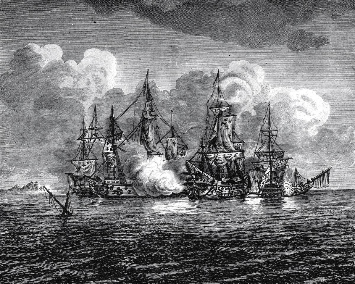 The Naval Engagement — archival fine-art print from Fable