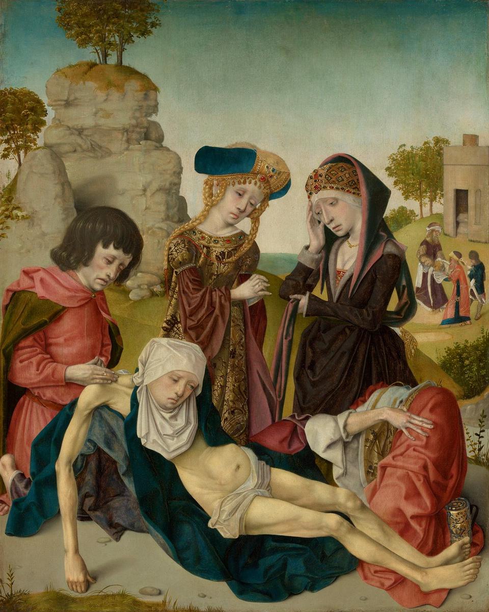 The Lamentation by Master of the Virgin among Virgins — archival fine-art print from Fable