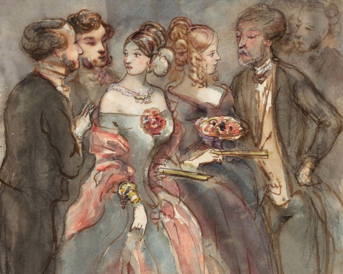 Reception by Constantin Guys
French, 1802-1892 — archival fine-art print from Fable