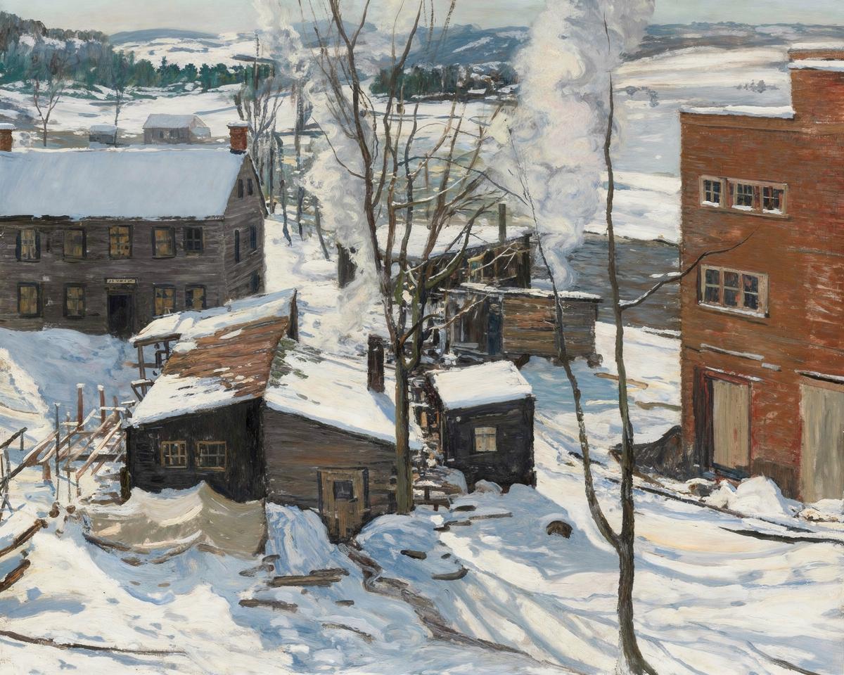 The Powerhouse, Falls Village, Connecticut by Walter Elmer Schofield — archival fine-art print from Fable