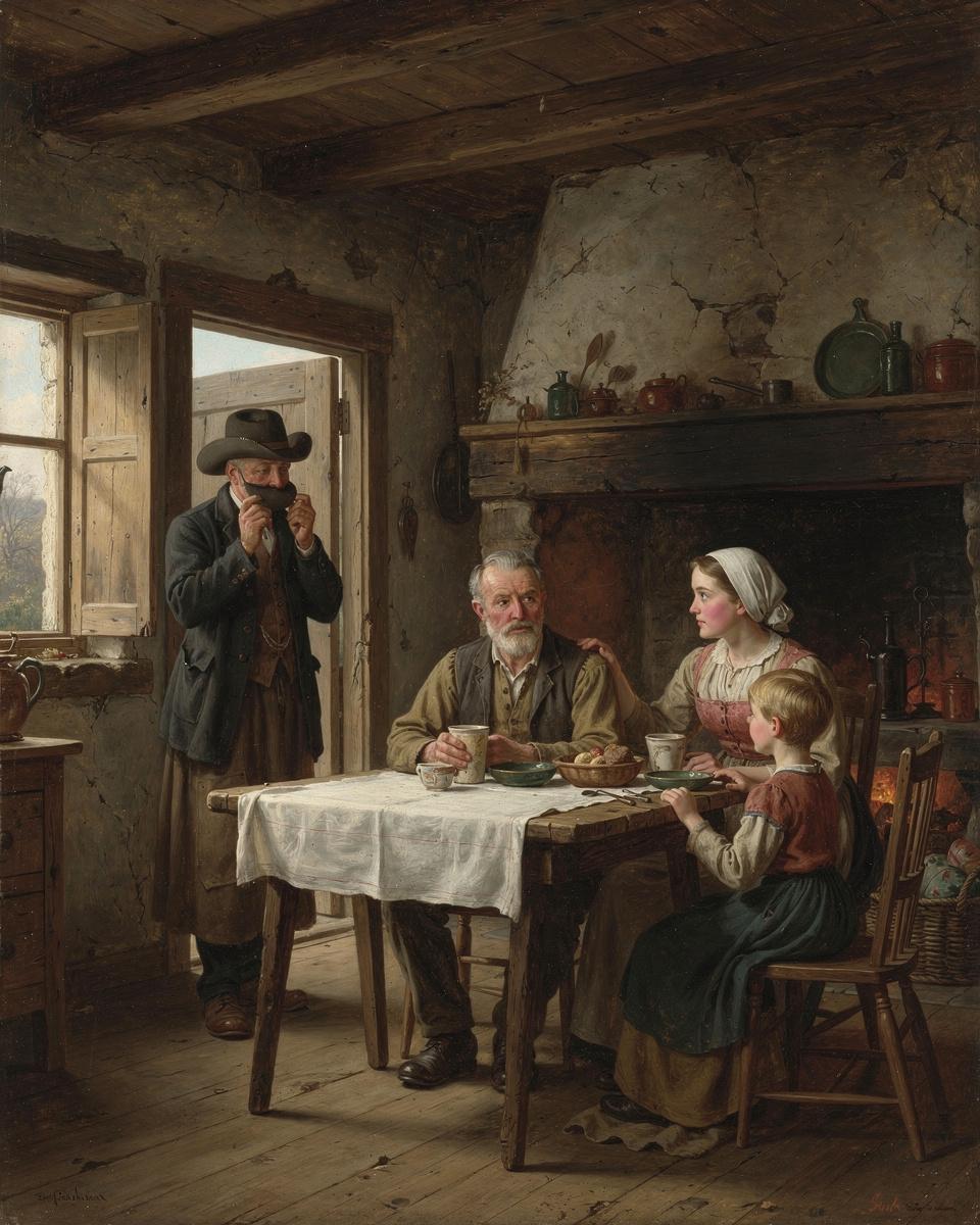 Peasant's Guest by Edmund William Evans — archival fine-art print from Fable