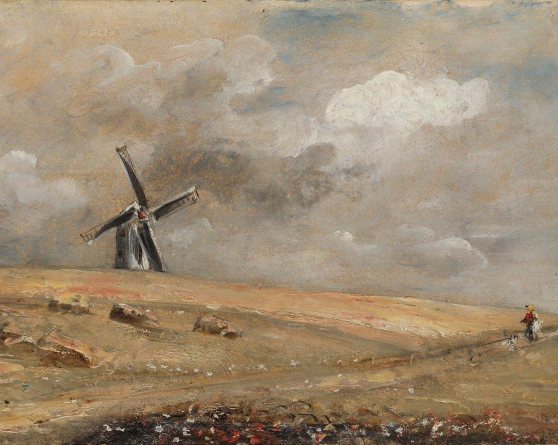 A Windmill near Brighton by Constable, John — archival fine-art print from Fable