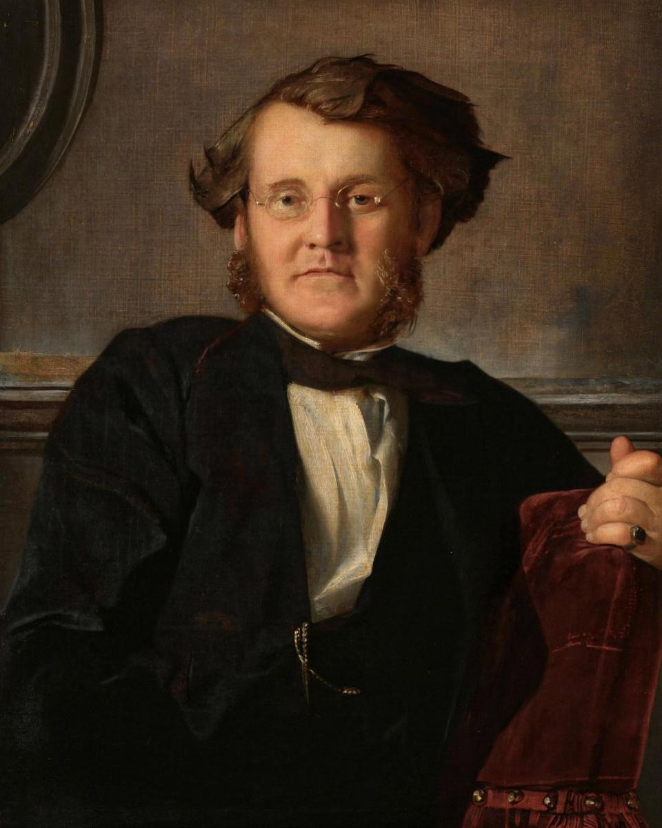 Leonard W. Collmann (1816-1881) by Alfred George Stevens — archival fine-art print from Fable
