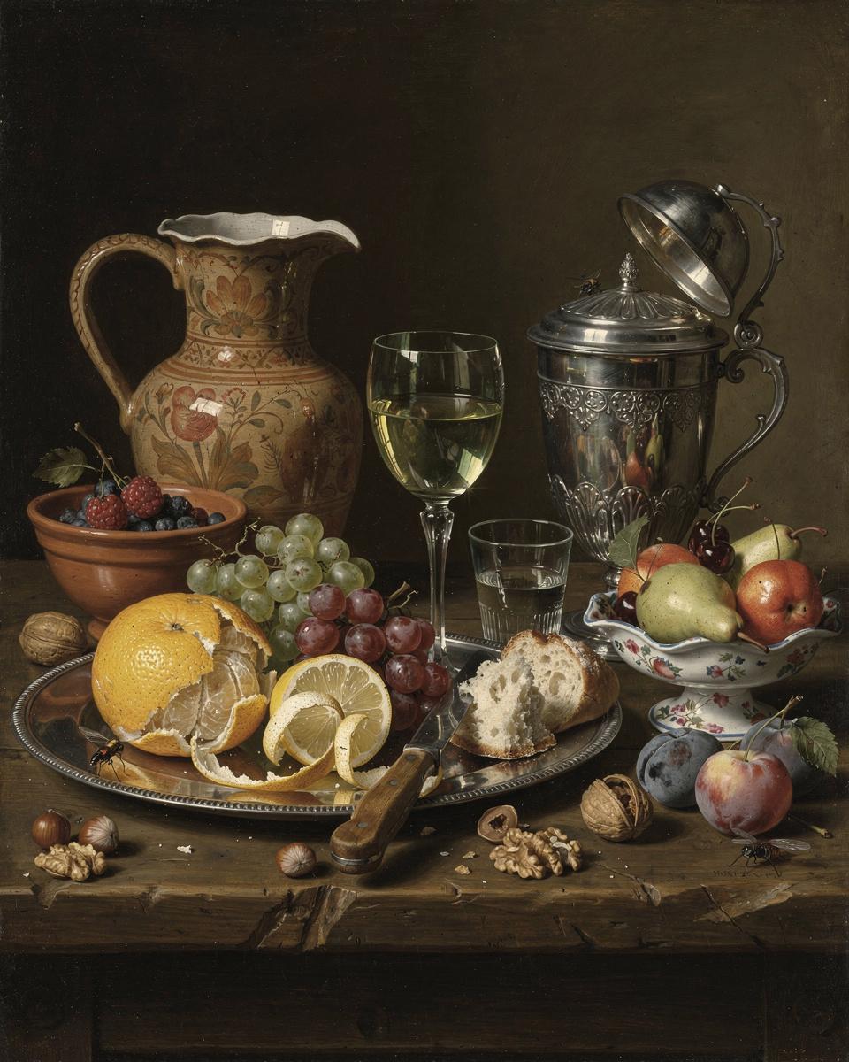 Still Life by Jeremias van Winghen, Georg Flegel — archival fine-art print from Fable