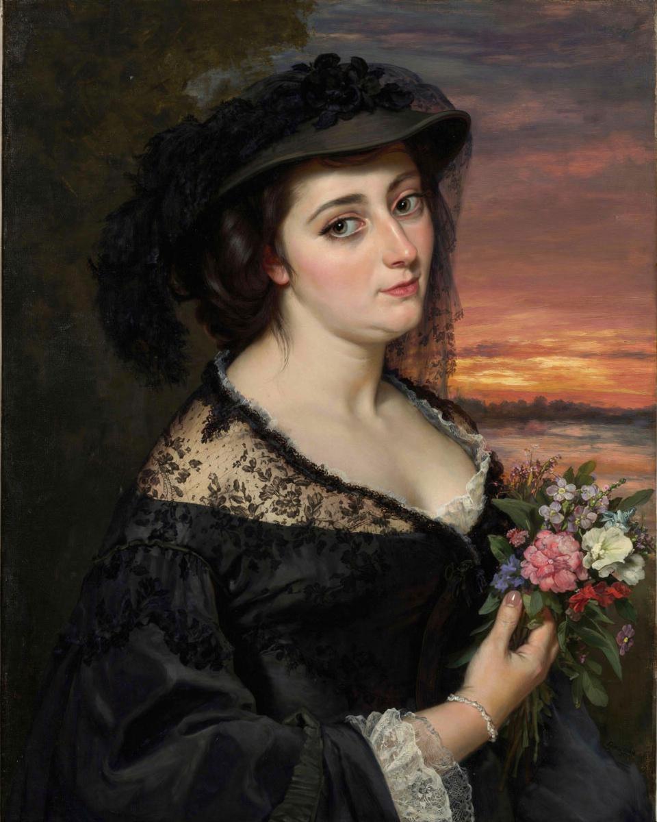 Mme L . . . (Laure Borreau) by Gustave Courbet — archival fine-art print from Fable