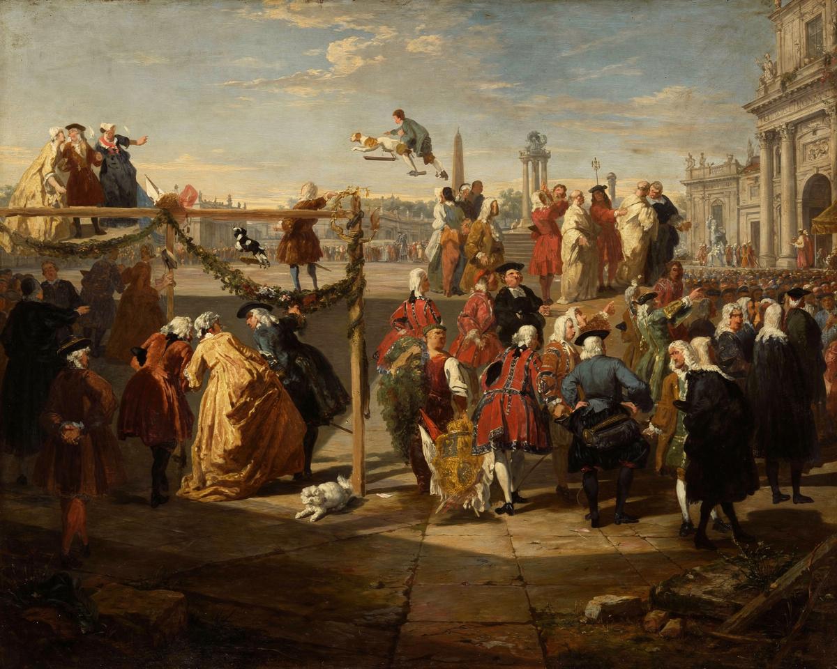 Festival in Piazza Navona by Giovanni Paolo Panini — archival fine-art print from Fable