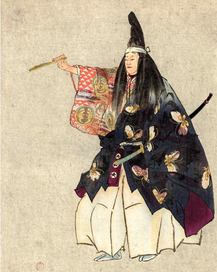 Atsumori by Tsukioka Kogyo 
Japanese, 1869-1927 — archival fine-art print from Fable