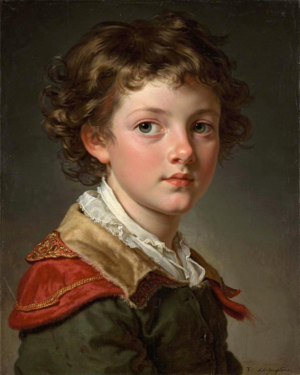 A Boy in a Red-lined Cloak by Jean-Honoré Fragonard — archival fine-art print from Fable