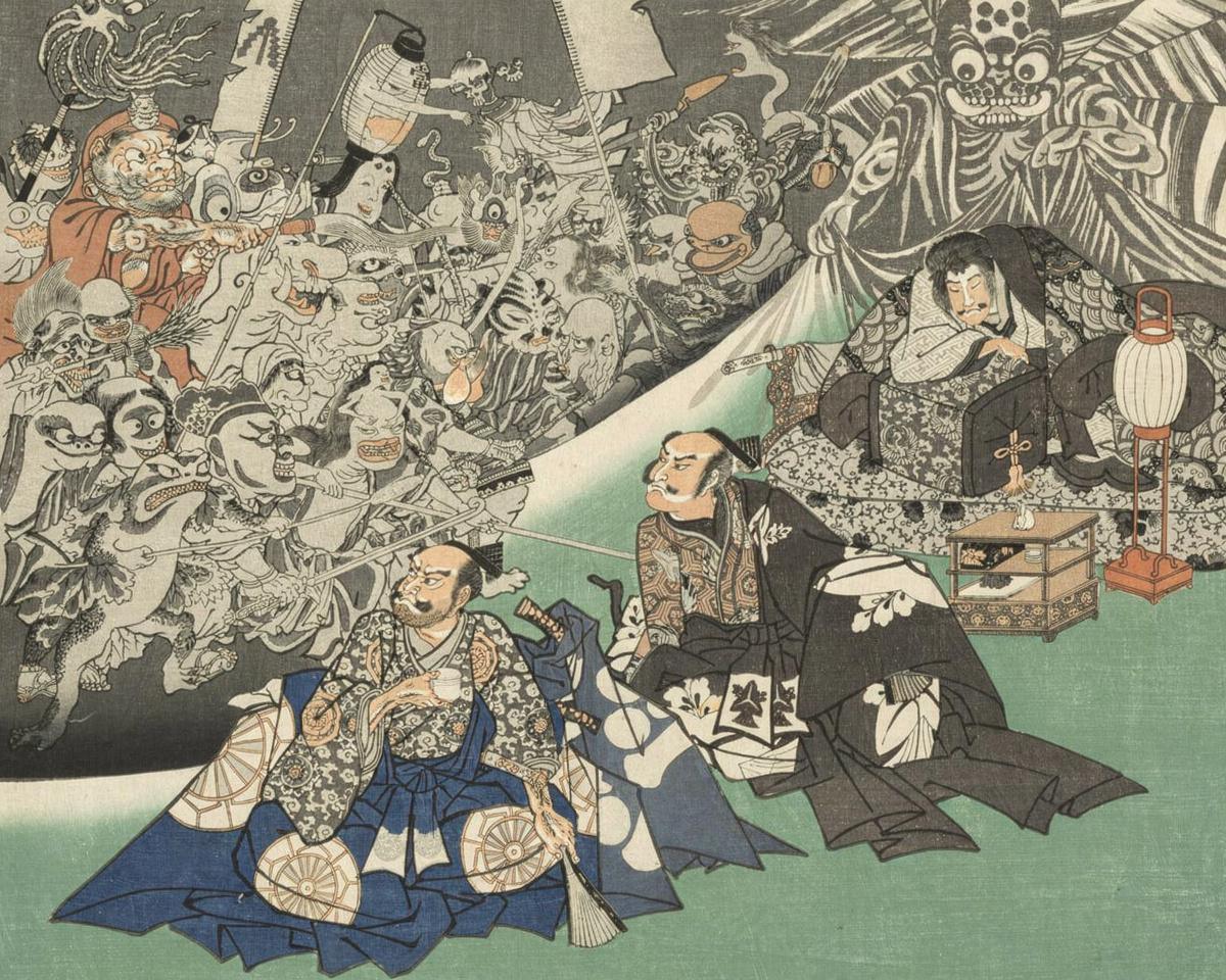 The Spider Monster of Minamoto by Utagawa Kuniyoshi — archival fine-art print from Fable