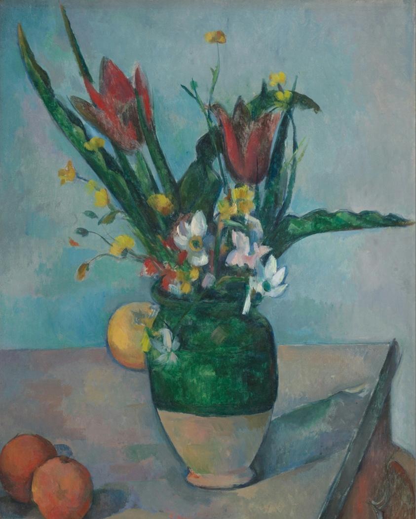 The Vase of Tulips by Paul Cezanne — archival fine-art print from Fable