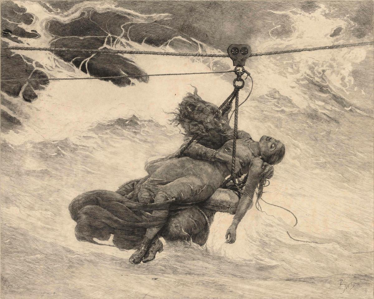Saved by Winslow Homer — archival fine-art print from Fable