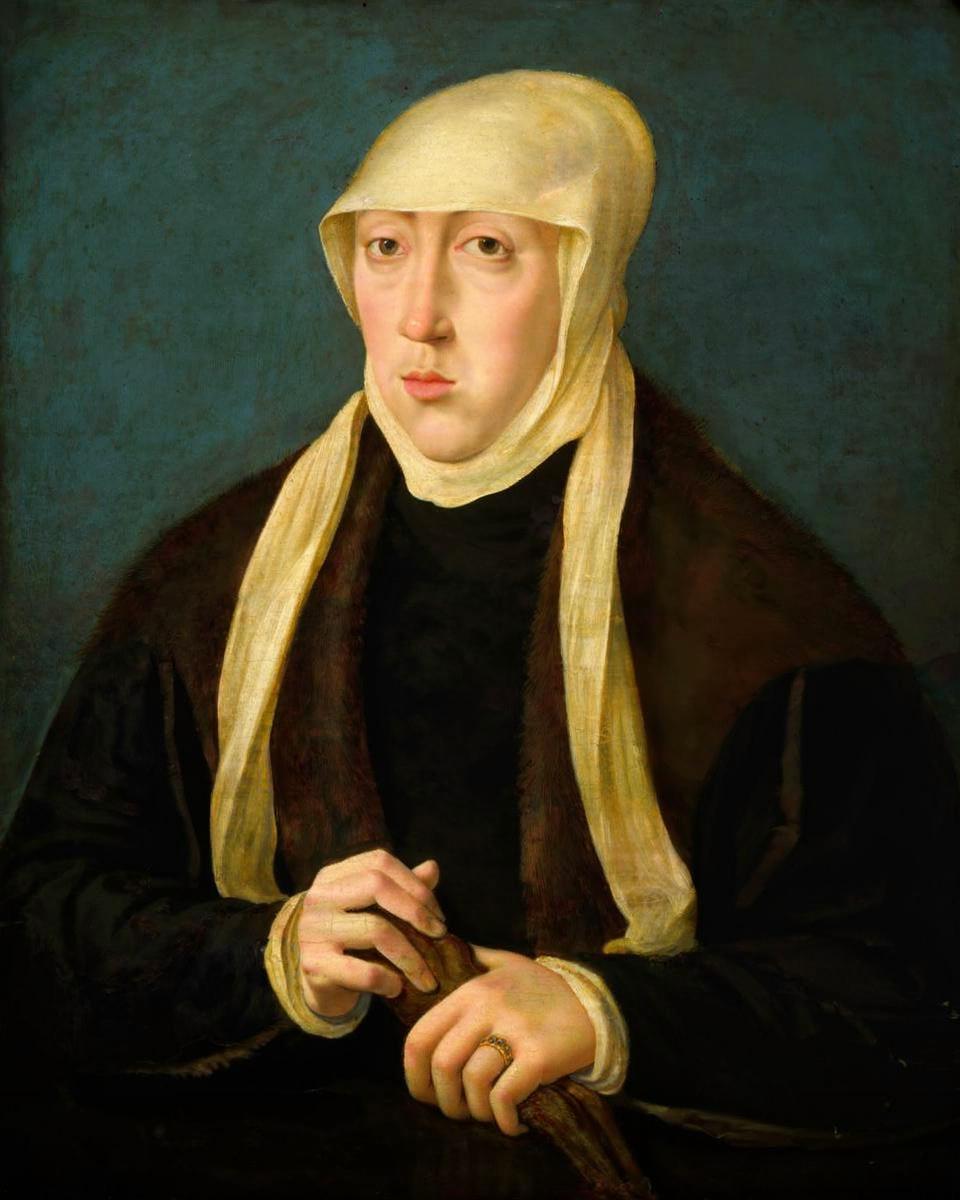 Mary (1505–1558), Queen of Hungary by Jan Cornelisz Vermeyen — archival fine-art print from Fable