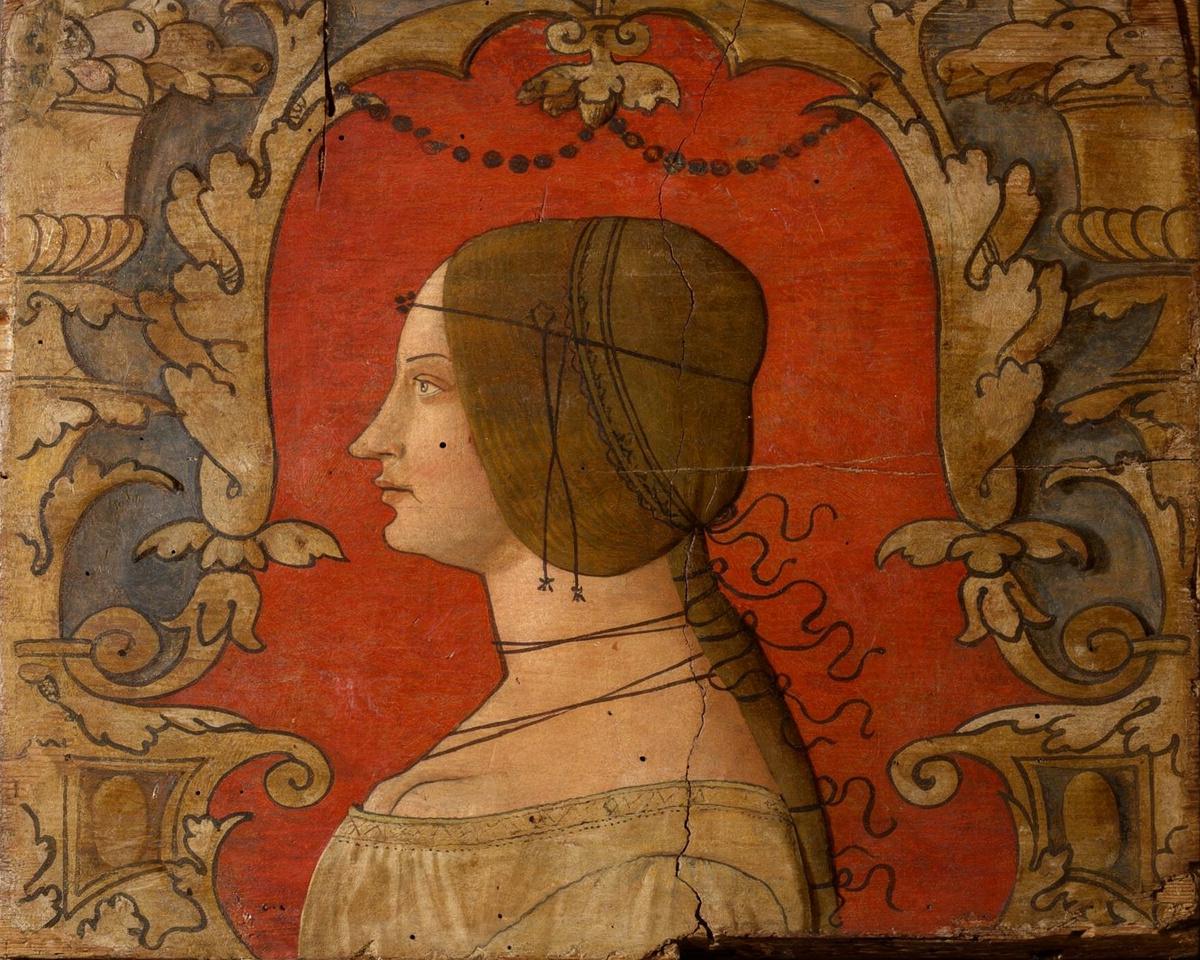 Profile of a woman facing left by Unknown — archival fine-art print from Fable