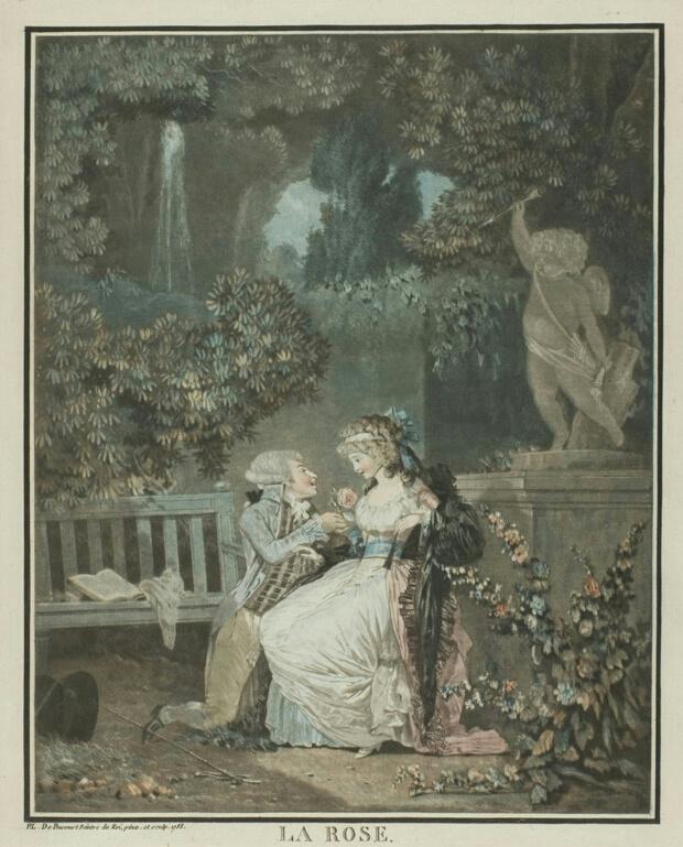 La Rose (The Rose) by Philibert Louis Debucourt
French, 1755-1832 — archival fine-art print from Fable