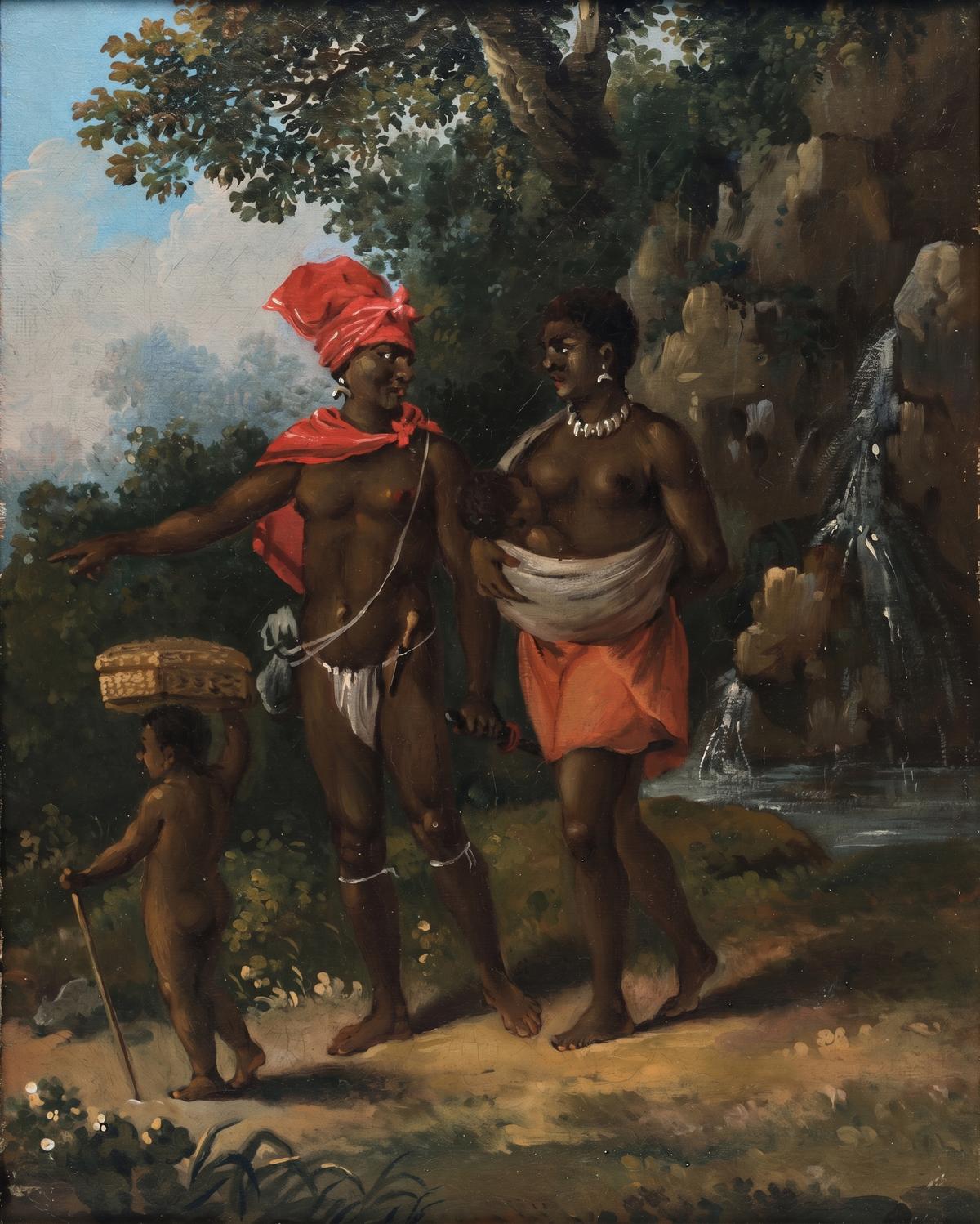 Garifuna Peoples of St. Vincent by Agostino Brunias — archival fine-art print from Fable