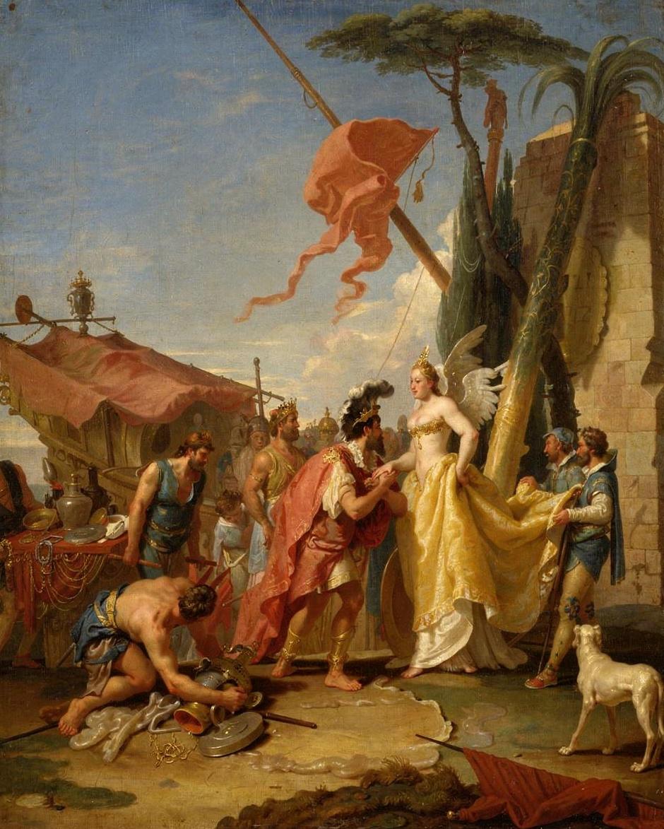 The Meeting of Antony and Cleopatra by Giovanni Battista Tiepolo — archival fine-art print from Fable