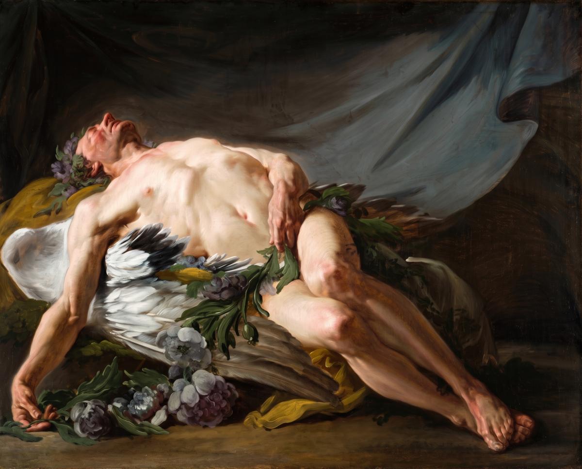 Sleep by Jean Bernard Restout — archival fine-art print from Fable