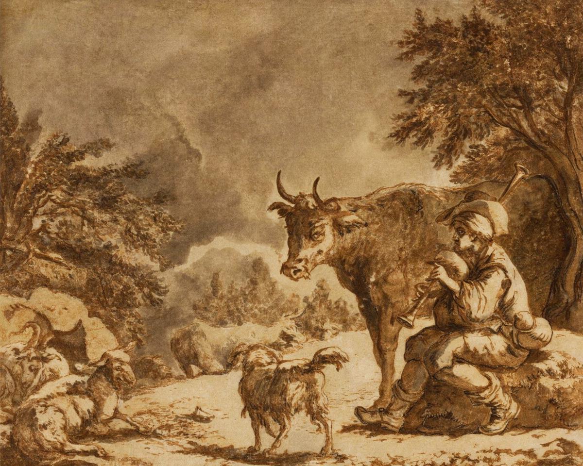 Drawing by Loutherbourg, Philip James de — archival fine-art print from Fable