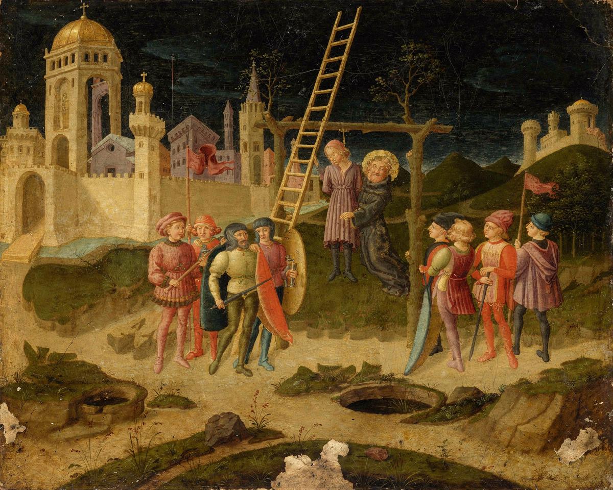 Saint Nicholas Saving a Hanged Man — archival fine-art print from Fable