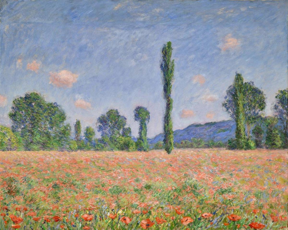 Poppy Field (Giverny) by Claude Monet — archival fine-art print from Fable