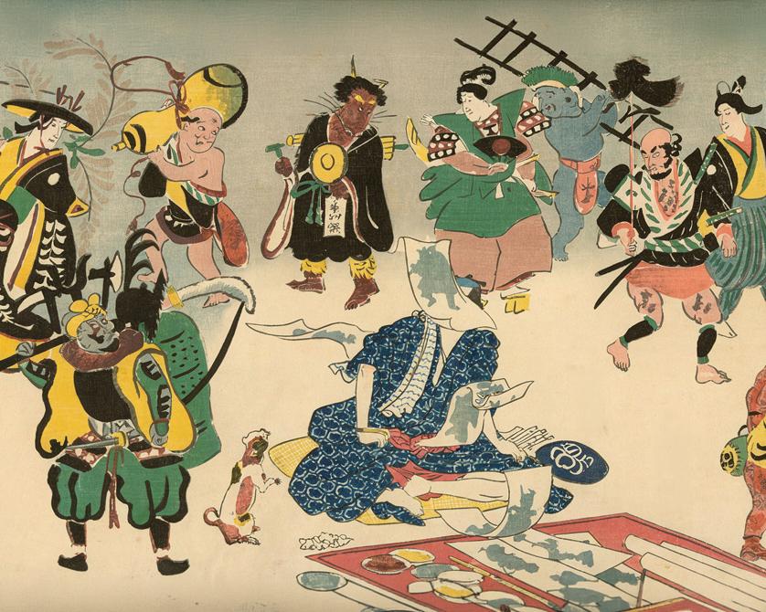 The Otsu Picture Phenomenon by Utagawa Kuniyoshi
Japanese, 1779-1861 — archival fine-art print from Fable