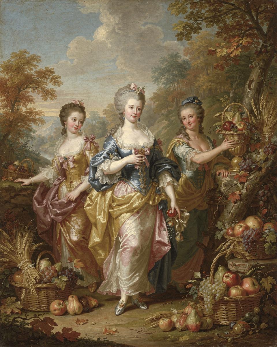 Autumn by Louis-Félix de La Rue, François Boucher — archival fine-art print from Fable
