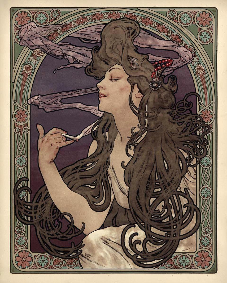 Job, 1896 by Mucha, Alphonse (1860-1939). Illustrateur — archival fine-art print from Fable