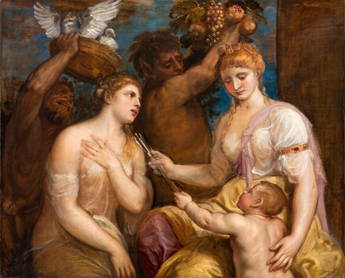 Allegory of Venus and Cupid by Imitator of Titian — archival fine-art print from Fable