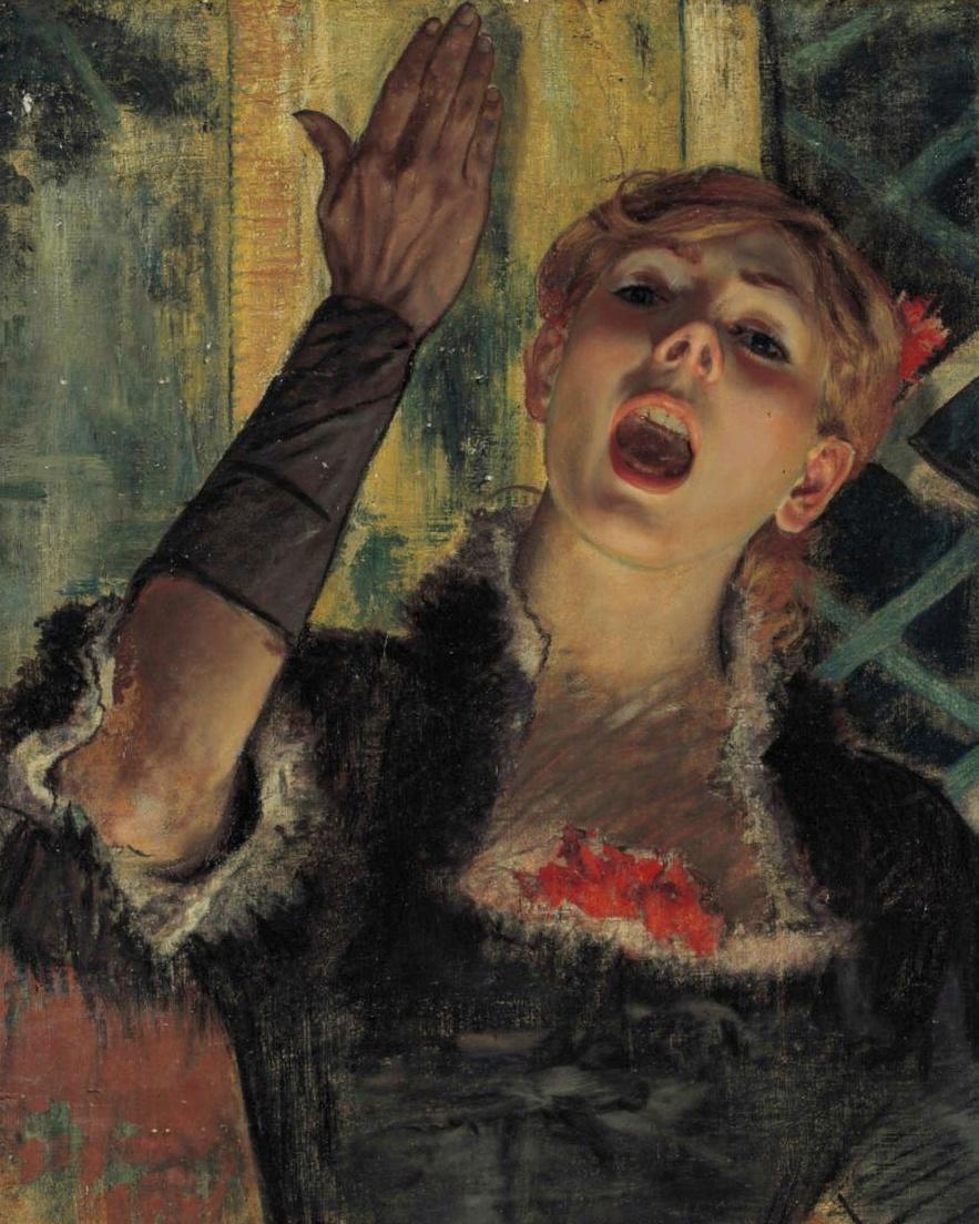 Café Singer by Edgar Degas — archival fine-art print from Fable