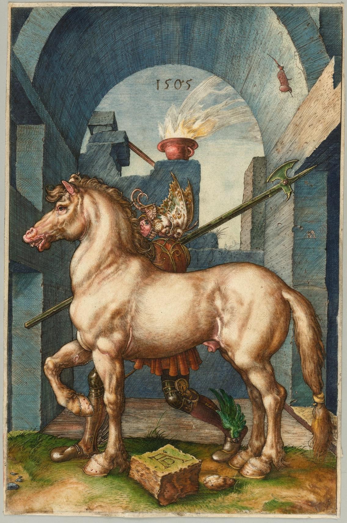 The Small Horse by artist: Albrecht Dürer — archival fine-art print from Fable