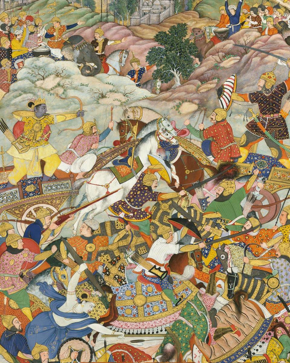 Krishna and Balarma's Battle — archival fine-art print from Fable