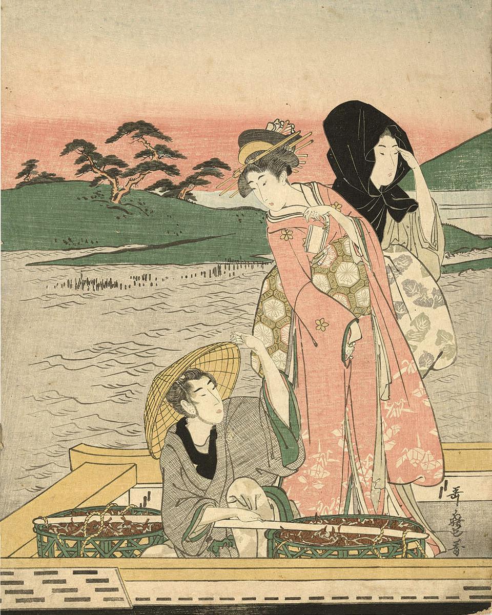 The Treasure Ship's Dream by Kitagawa, Utamaro (1753-1806). Model designer — archival fine-art print from Fable