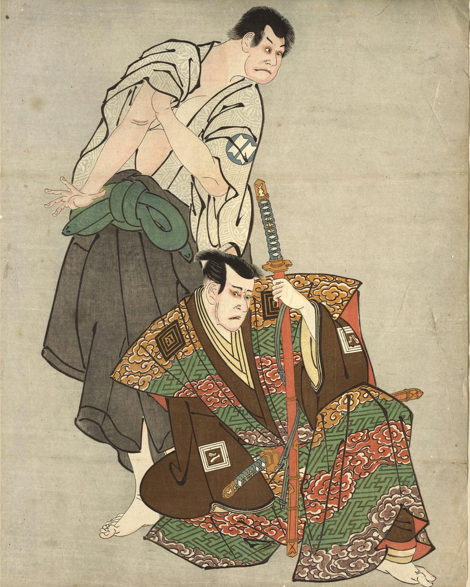Rival Actors by Toshusai Sharaku 東洲斎 写楽
Japanese, active 1794-95 — archival fine-art print from Fable