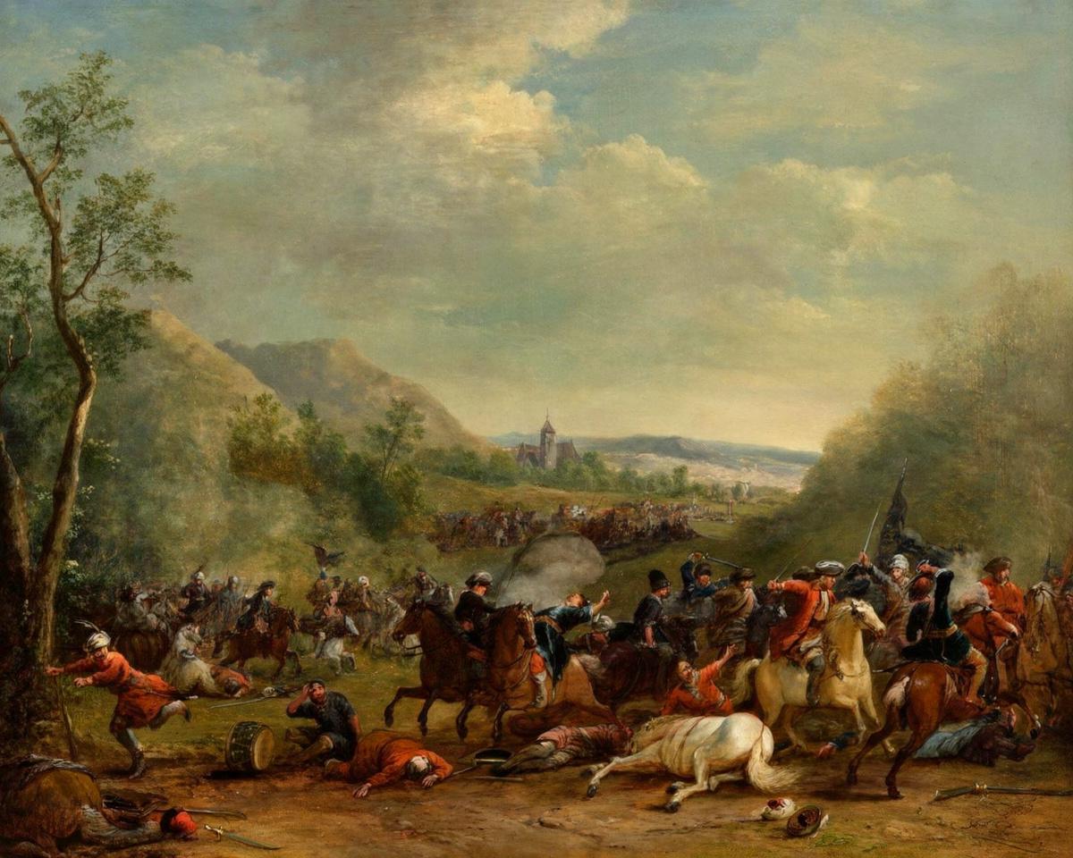 The Cavalry Engagement by Bredael, Jan Pieter van — archival fine-art print from Fable