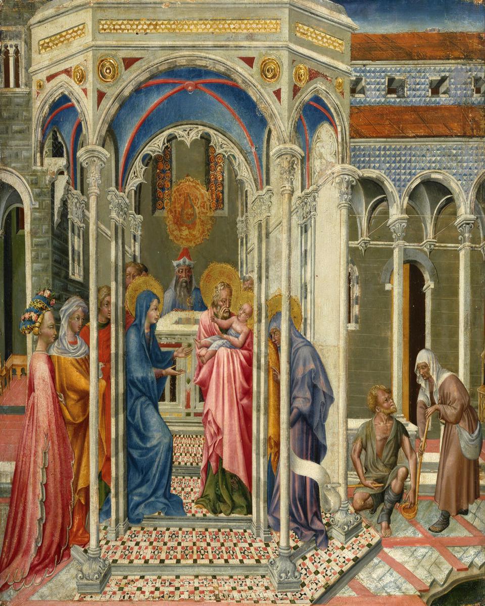 The Presentation of Christ in the Temple by Giovanni di Paolo — archival fine-art print from Fable