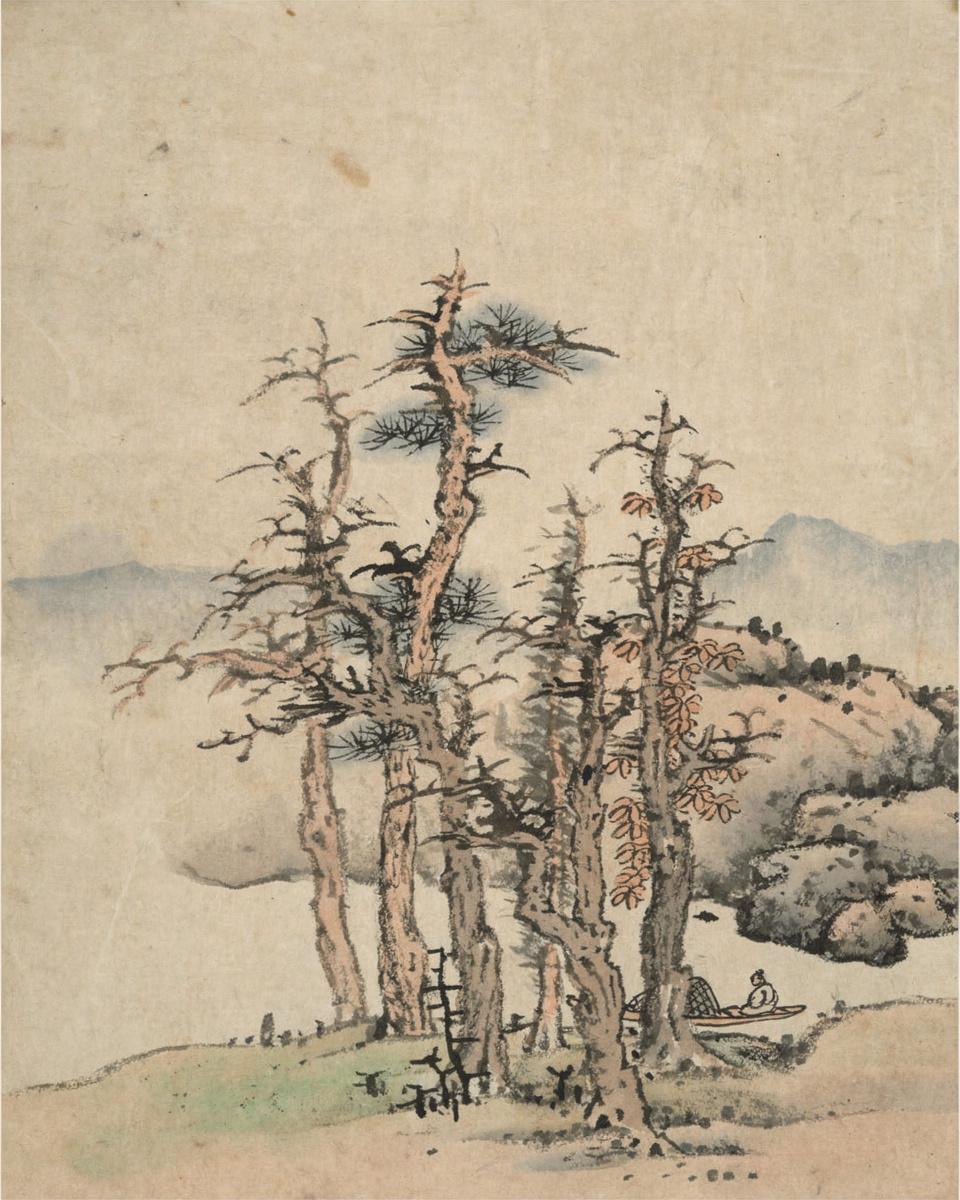 Landscapes after Song and Yuan masters by Lan Ying — archival fine-art print from Fable