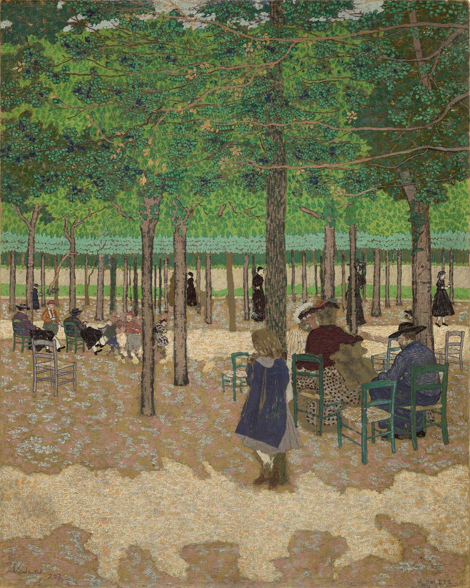 Under the Trees (from "The Public Gardens") by Édouard Vuillard — archival fine-art print from Fable